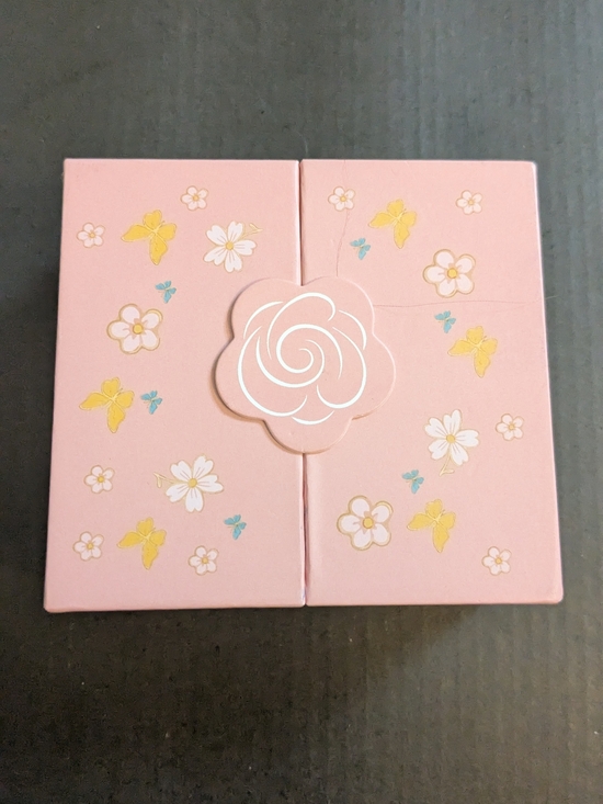 Jewelry - Smart Ring Rose Gold With Hand Painted Flowers Size 7 NIB